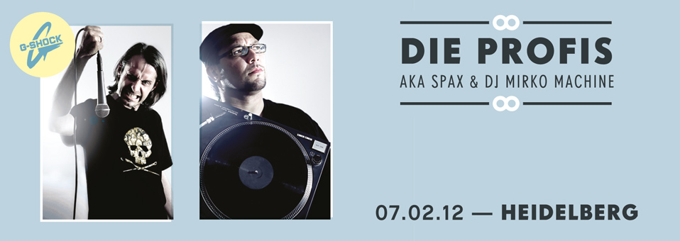 DIE PROFIS aka. Spax & DJ Mirko Machine „1996 – ́til Infinity Tour 2012